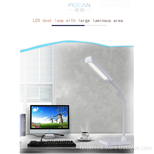 Best-selling bright and delicate students reading desk lamp for eyes-protection with touch pannel